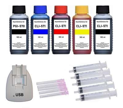 5er Set D&C Tinte für Canon Pixma MG6850 5er Set D&C Tinte für Canon Pixma MG6850