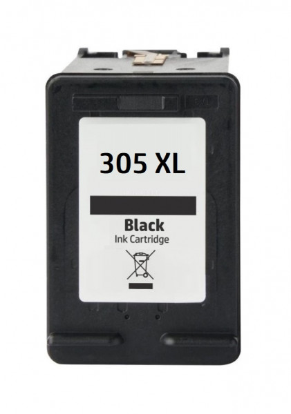 Kompatible Druckerpatrone HP 305XL schwarz, black - 3YM61AE, 3YM62AE - XXL Füllmenge
