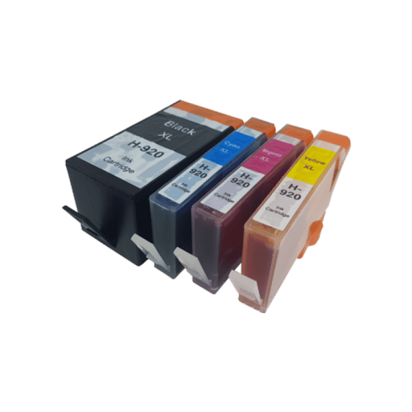 Kompatibles Druckerpatronen-Set HP 920XL schwarz, cyan, magenta, gelb
