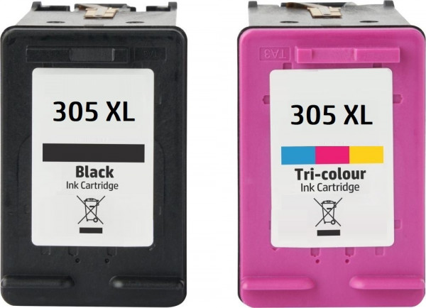 Kompatibles Druckerpatronenset HP 305XL schwarz + color - XXL Füllmenge