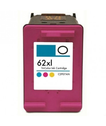 Kompatible Druckerpatrone HP 62XL color, dreifarbig - C2P07AE, C2P06AE