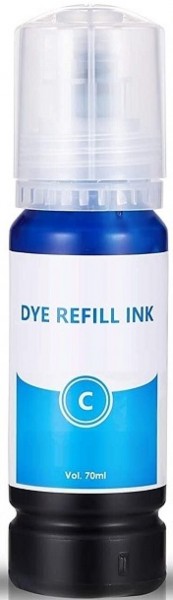 70 ml Nachfülltinte cyan für Epson Ecotank 101, 102, 104, 105, 106, 113