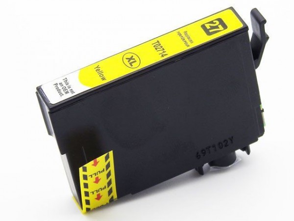 Kompatible Druckerpatrone wie Epson T2714, T27XL yellow
