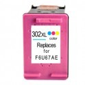 Refill Druckerpatrone HP 302 XL color, dreifarbig - F6U65AE, F6U67AE