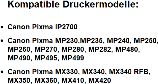 Bubprint 2 Druckerpatronen kompatibel für Canon PG512 XL CL513 XL für Pixma IP2700 MP230 MP240 MP250 MP270 MP280 MP282 MP495 MP499 MX320 Schwarz Color 