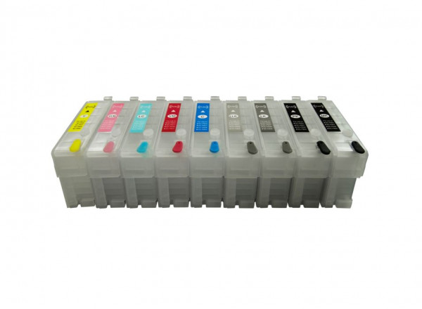 Wiederbefüllbare Tintenpatronen wie Epson T7601-T7609 für Surecolor SC-P600