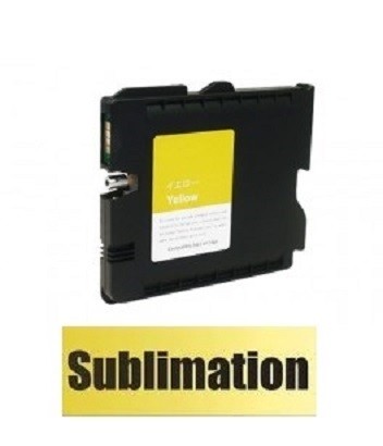 Druckerpatrone wie Ricoh GC-41 XL yellow, 405764, 405768 mit SUBLIMATIONSTINTE
