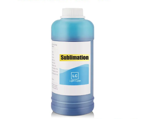 500 ml Dye Sublimationstinte photo-cyan für Epson, Mutoh, Mimaki, Roland...