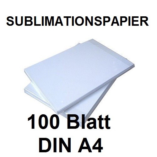 100 Blatt Sublimationspapier DIN A4