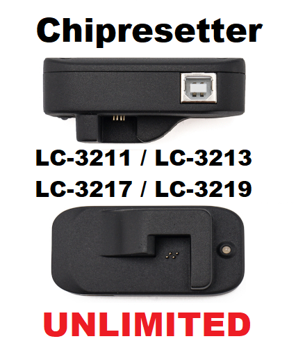 USB Chipresetter für Brother Tintenpatronen LC-3211, LC-3213, LC-3217, LC-3219XL - OHNE LIMIT