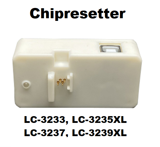 USB Chipresetter für Brother Druckerpatronen LC-3233, LC-3235XL, LC-3237, LC-3239XL - 60 Resets