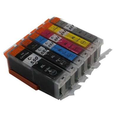 ESMOnline 10er-Set Druckerpatronen Kompatibel Mit Canon PGI 550 & CLI 551 – Für Pixma IP7200, MG5450, MX725 U.v.m.