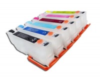 Wiederbefüllbare Tintenpatronen wie Epson T2431-T2436, T24XL mit Auto Reset Chips Wiederbefüllbare Tintenpatronen wie Epson T2431-T2436, T24XL mit Auto Reset Chips