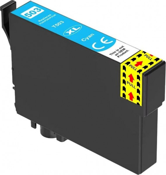 Kompatible Druckerpatrone wie Epson 503, 503XL Cyan - XXL Füllmenge