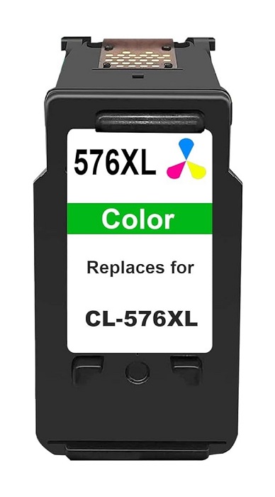 Cyloral (zwart & kleur) 575XL 576XL inktcartridges Combo Pack compatibel met serie: TS3550i TS3551i TR4750i TR4751i voor Canon 575576